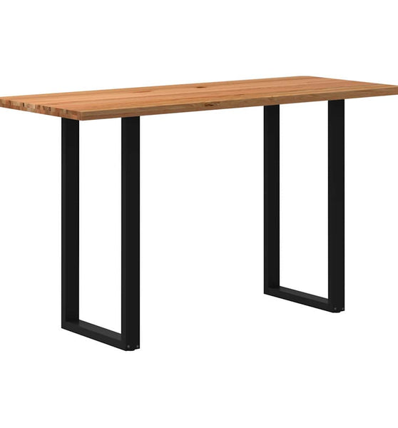 Bartisch Hellbraun 200x80x112 cm Massivholz Eiche Rechteckig