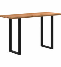 Bartisch Hellbraun 200x80x112 cm Massivholz Eiche Rechteckig