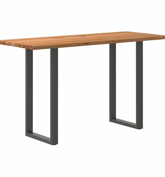 Bartisch Hellbraun 200x80x112 cm Massivholz Eiche Rechteckig