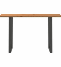 Bartisch Hellbraun 200x80x112 cm Massivholz Eiche Rechteckig