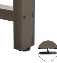 Esstisch Hellbraun 200x80x74 cm Massivholz Eiche Rechteckig