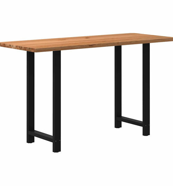 Bartisch Hellbraun 200x80x112 cm Massivholz Eiche Rechteckig