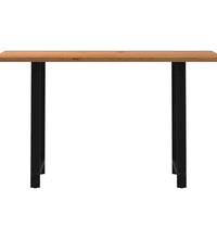 Bartisch Hellbraun 200x80x112 cm Massivholz Eiche Rechteckig