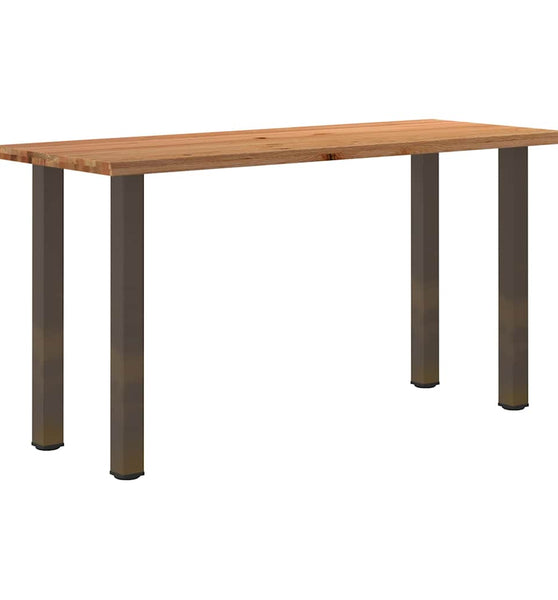 Bartisch mit Baumkanten 200x80x102 cm Massivholz Rechteckig