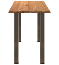 Bartisch mit Baumkanten 200x80x102 cm Massivholz Rechteckig