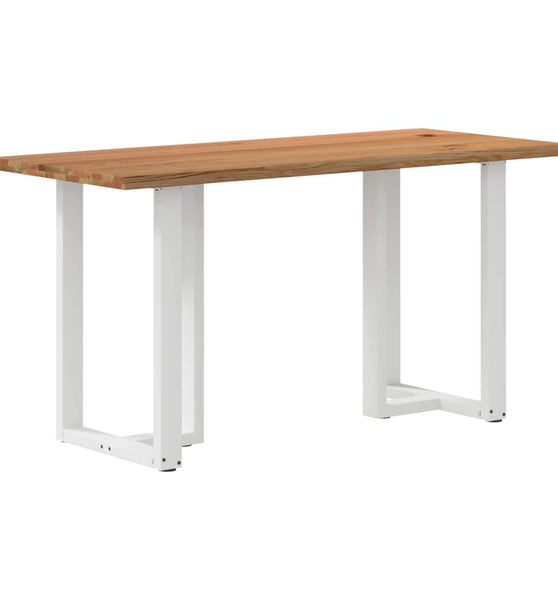 Bartisch mit Baumkanten 200x80x92cm Massivholz Eiche Rechteckig