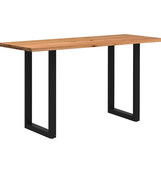 Bartisch Baumkante 200x80x112 cm Massivholz Eiche Rechteckig