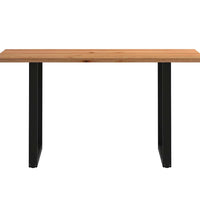 Bartisch Baumkante 200x80x112 cm Massivholz Eiche Rechteckig