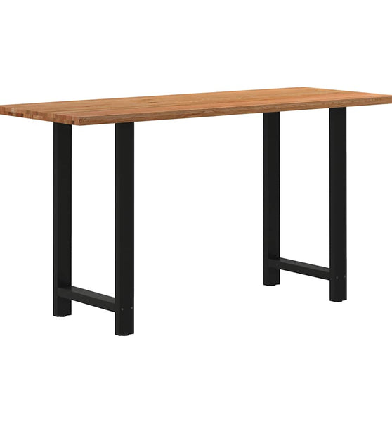 Bartisch Baumkante 180x80x112cm Massivholz Eiche Rechteckig