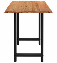 Bartisch Baumkante 180x80x112cm Massivholz Eiche Rechteckig