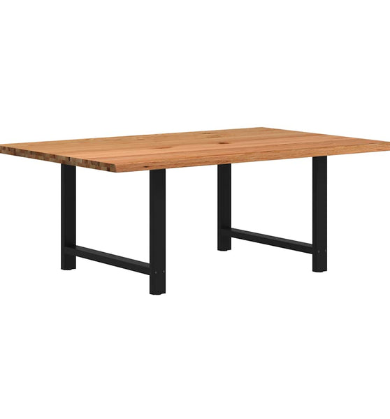 Esstisch Hellbraun 220x120x74 cm Massivholz Eiche Rechteckig