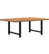 Esstisch Hellbraun 240x120x74 cm Massivholz Eiche Rechteckig