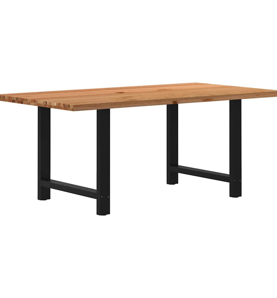 Esstisch Hellbraun 180x100x74 cm Massivholz Eiche Rechteckig