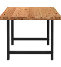 Esstisch Hellbraun 180x100x74 cm Massivholz Eiche Rechteckig