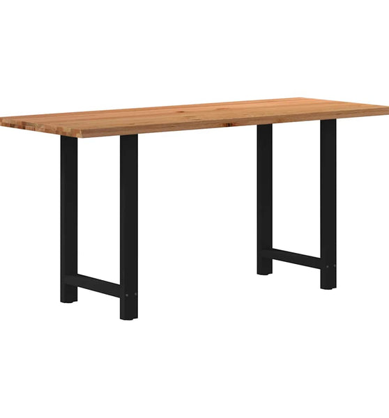 Bartisch Hellbraun 200x80x92 cm Massivholz Eiche Rechteckig