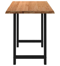 Bartisch Hellbraun 200x80x92 cm Massivholz Eiche Rechteckig