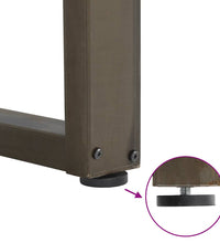 Esstisch Hellbraun 240x80x74 cm Massivholz Eiche Rechteckig