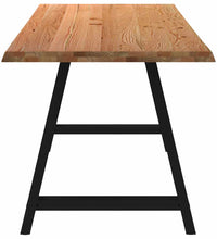 Esstisch mit Baumkanten 240x80x74cm Massivholz Eiche Rechteckig