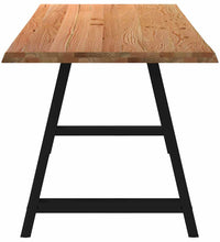 Esstisch mit Baumkanten 240x80x74cm Massivholz Eiche Rechteckig