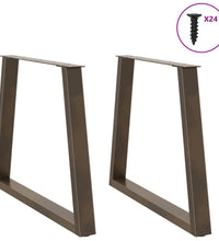 Esstisch mit Baumkanten 240x80x74 cm Massivholz Eiche