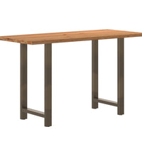 Bartisch Hellbraun 180x80x112 cm Massivholz Eiche Rechteckig