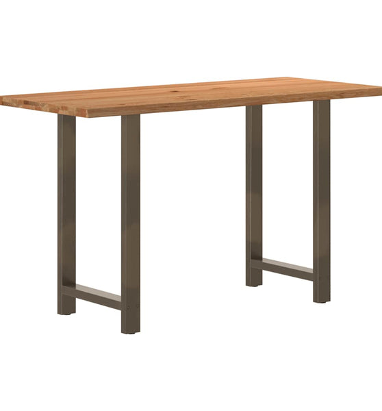 Bartisch Hellbraun 180x80x112 cm Massivholz Eiche Rechteckig