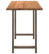 Bartisch Hellbraun 200x80x112 cm Massivholz Eiche Rechteckig