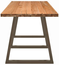 Esstisch Hellbraun 280x80x74 cm Massivholz Eiche Rechteckig