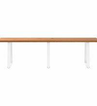 Esstisch Hellbraun 280x80x74 cm Massivholz Eiche Rechteckig