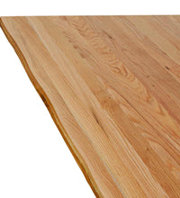 Esstisch mit Baumkanten 280x80x74 cm Massivholz Eiche