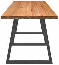 Esstisch Hellbraun 320x80x74 cm Massivholz Eiche Rechteckig