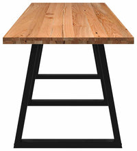 Esstisch Hellbraun 320x80x74 cm Massivholz Eiche Rechteckig