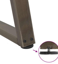 Esstisch Hellbraun 320x80x74 cm Massivholz Eiche Rechteckig