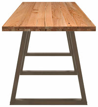 Esstisch Hellbraun 320x80x74 cm Massivholz Eiche Rechteckig