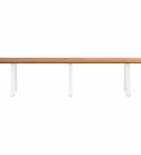 Esstisch mit Baumkanten 320x80x74 cm Massivholz Eiche