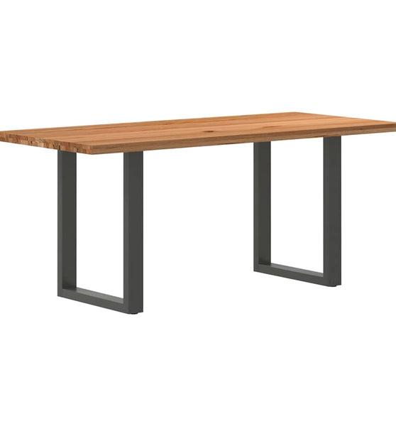 Esstisch Hellbraun 180x90x74 cm Massivholz Eiche Rechteckig