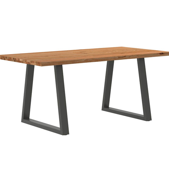 Esstisch Hellbraun 180x90x74 cm Massivholz Eiche Rechteckig