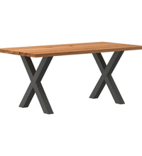 Esstisch Hellbraun 180x90x74 cm Massivholz Eiche Rechteckig