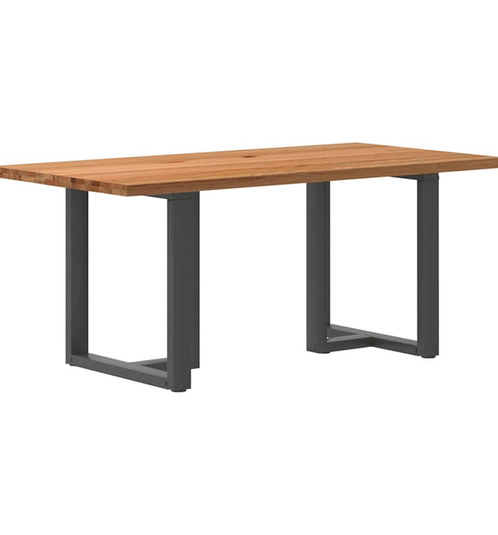 Esstisch Hellbraun 180x90x74 cm Massivholz Eiche Rechteckig