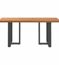 Esstisch Hellbraun 180x90x74 cm Massivholz Eiche Rechteckig