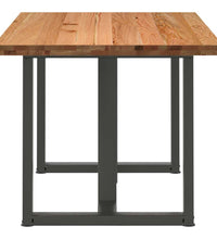 Esstisch Hellbraun 180x90x74 cm Massivholz Eiche Rechteckig