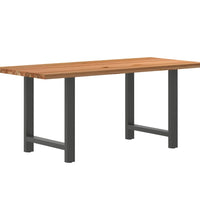 Esstisch Hellbraun 180x90x74 cm Massivholz Eiche Rechteckig