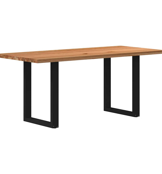 Esstisch Hellbraun 180x90x74 cm Massivholz Eiche Rechteckig