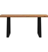 Esstisch Hellbraun 180x90x74 cm Massivholz Eiche Rechteckig