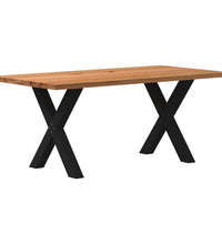 Esstisch Hellbraun 180x90x74 cm Massivholz Eiche Rechteckig