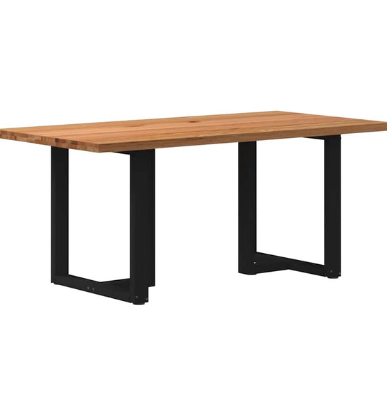 Esstisch Hellbraun 180x90x74 cm Massivholz Eiche Rechteckig