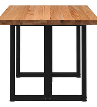 Esstisch Hellbraun 180x90x74 cm Massivholz Eiche Rechteckig