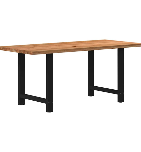 Esstisch Hellbraun 180x90x74 cm Massivholz Eiche Rechteckig