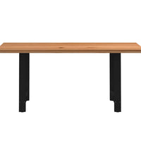 Esstisch Hellbraun 180x90x74 cm Massivholz Eiche Rechteckig