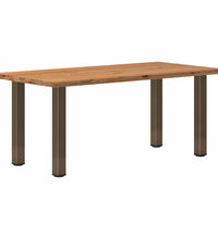 Esstisch Hellbraun 180x90x74 cm Massivholz Eiche Rechteckig